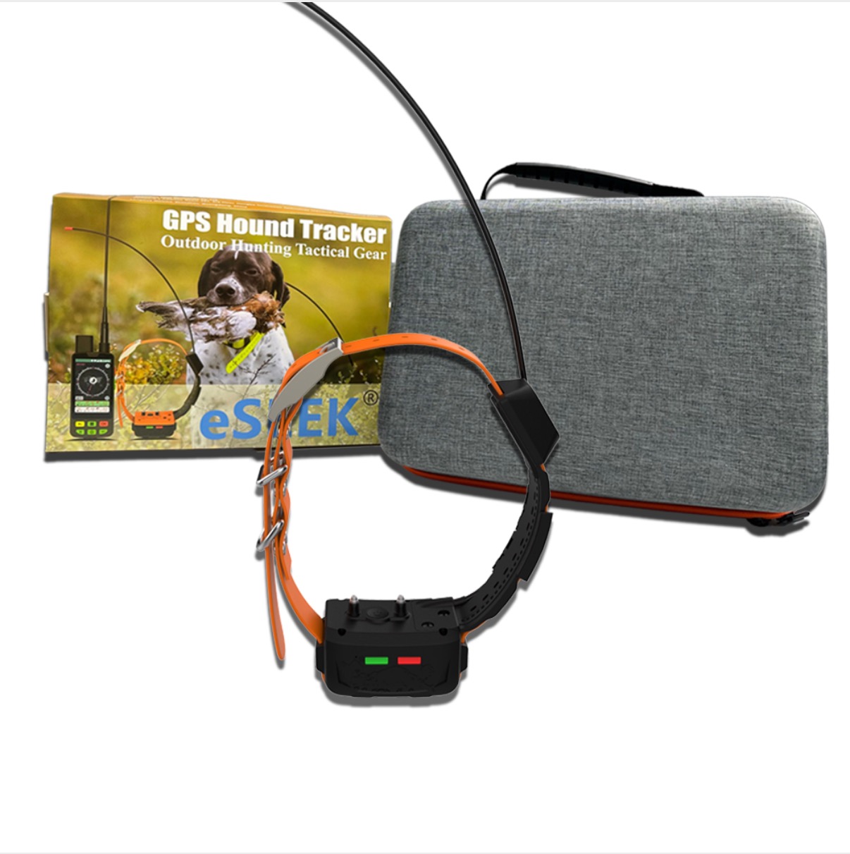 Outdoor Hunting Dog Collar - GPS-halsband voor jachthonden voor buitengebruik, 6400mAh