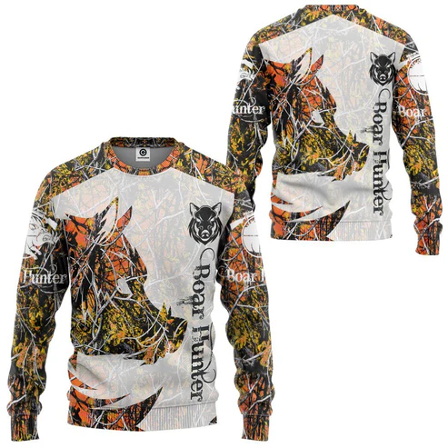 Wildman Hunting & Outdoor Reviews - Camouflage Jacht Dier Everzwijn mannen T-shirt
