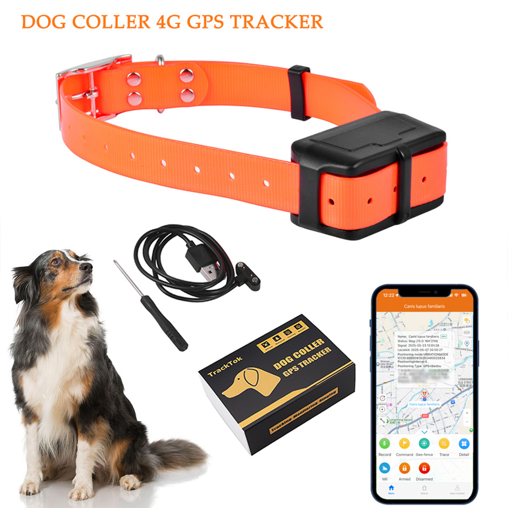 Outdoor Hunting Dog Collar - CY09A Draagbare huisdier GPS-tracker 4000mAh 4G