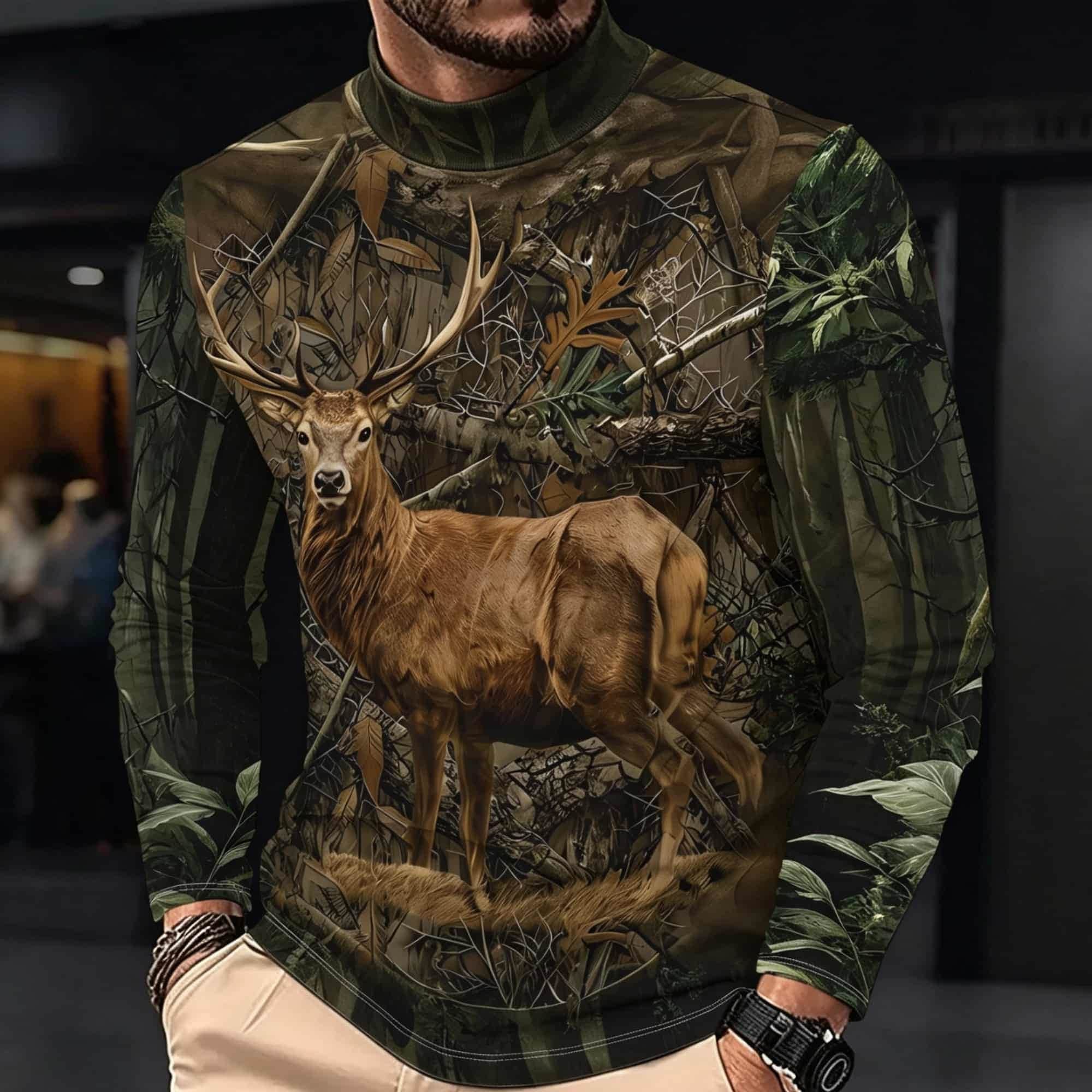 Jacht Outdoor Stijl Heren 3D H - Outdoor Hunting Graphic Tees recensie en prijs