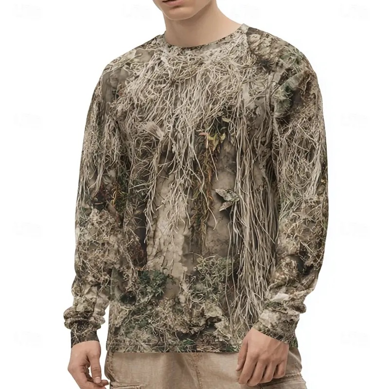 Herenshirt met camouflage dier - Outdoor Hunting Graphic Tees recensie en prijs
