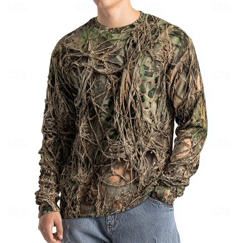 Herenshirt met camouflage dier - Outdoor Hunting Graphic Tees recensie en prijs