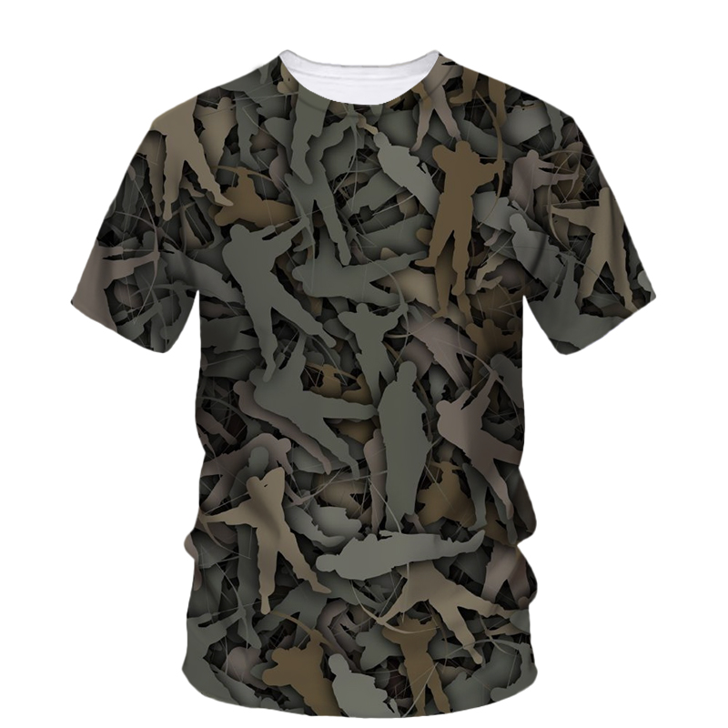 Zomermode Nieuwe Jacht Camo Gr - Outdoor Hunting Graphic Tees recensie en prijs