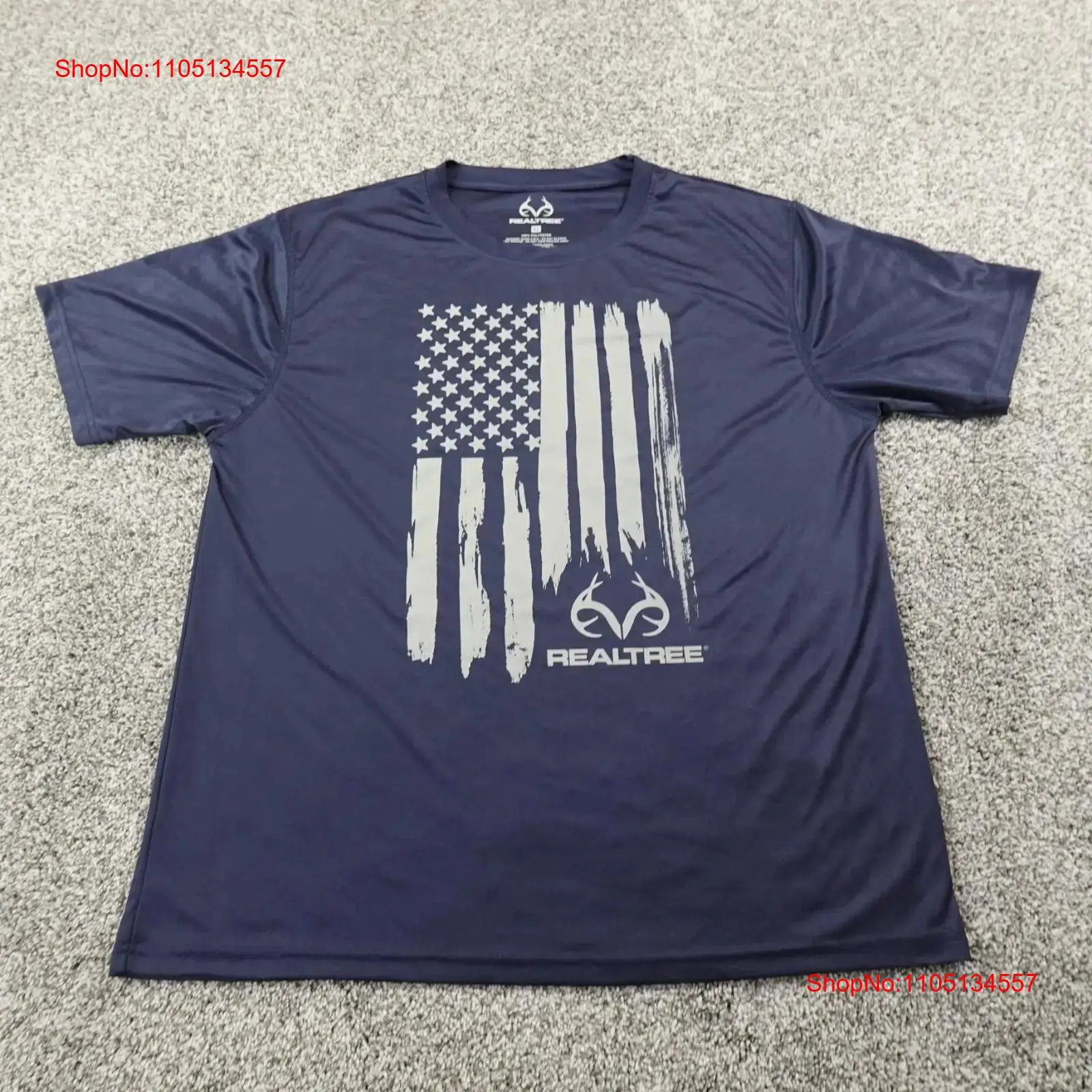 Realtree T-shirt Heren XL Blau - Outdoor Hunting Graphic Tees recensie en prijs