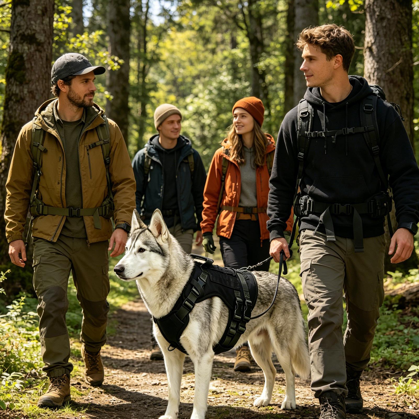 Geen-trek hondentuig Verstelba - Outdoor Hunting Dog Collar recensie en prijs