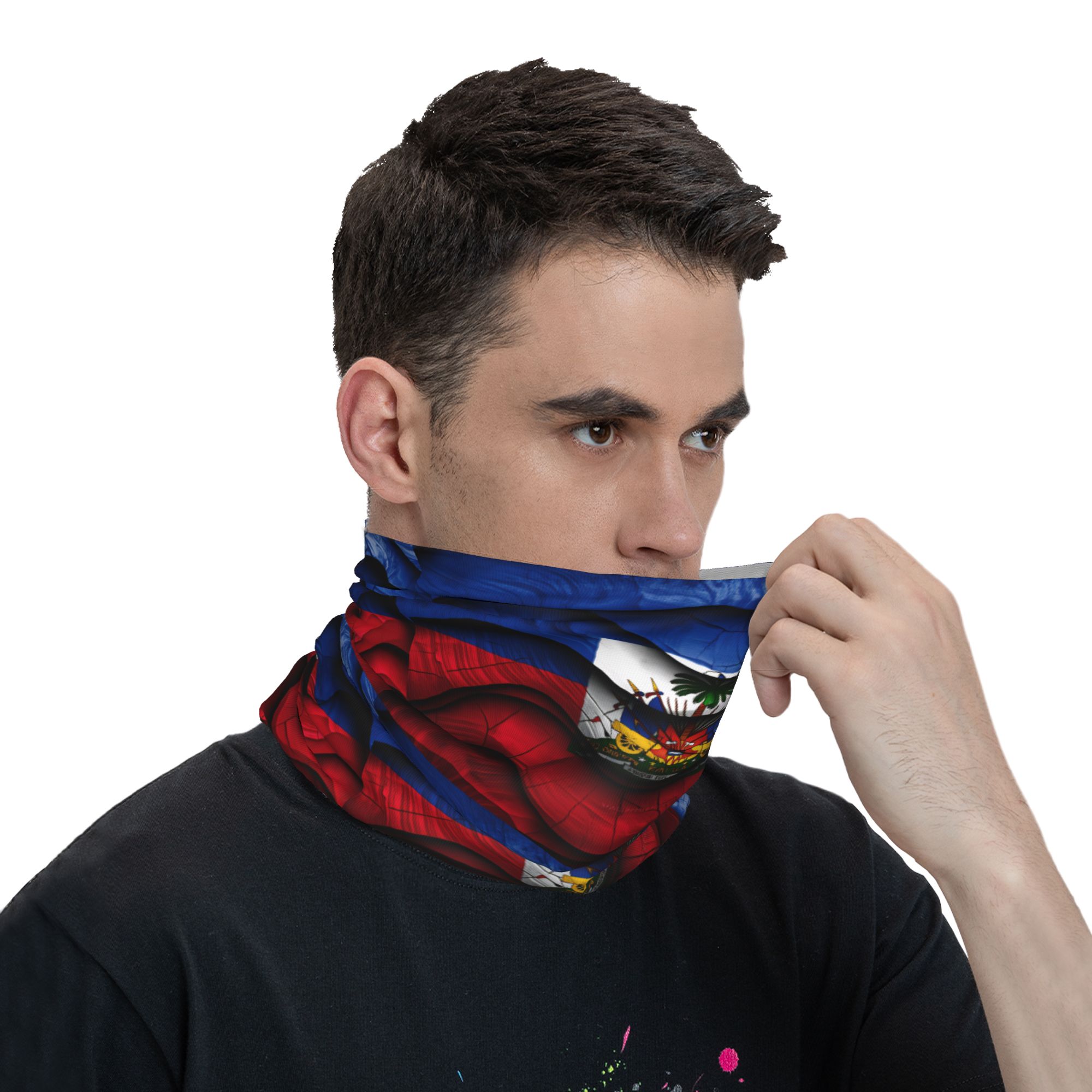 Haïtiaanse vlag balaclava jach - Outdoor Hunting Prints recensie en prijs