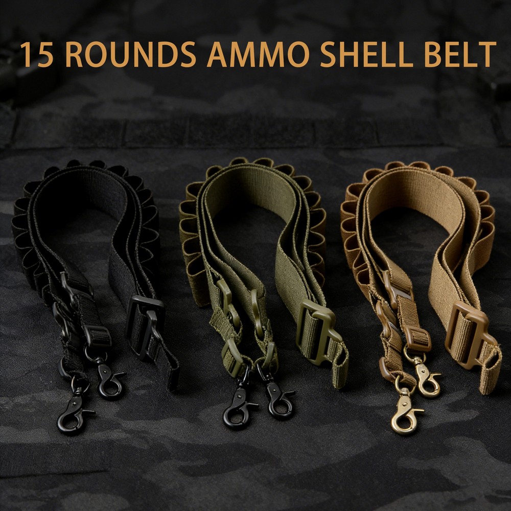 15 Rondes Munitie Shell Belt R - Hunting Outdoor Stores recensie en prijs
