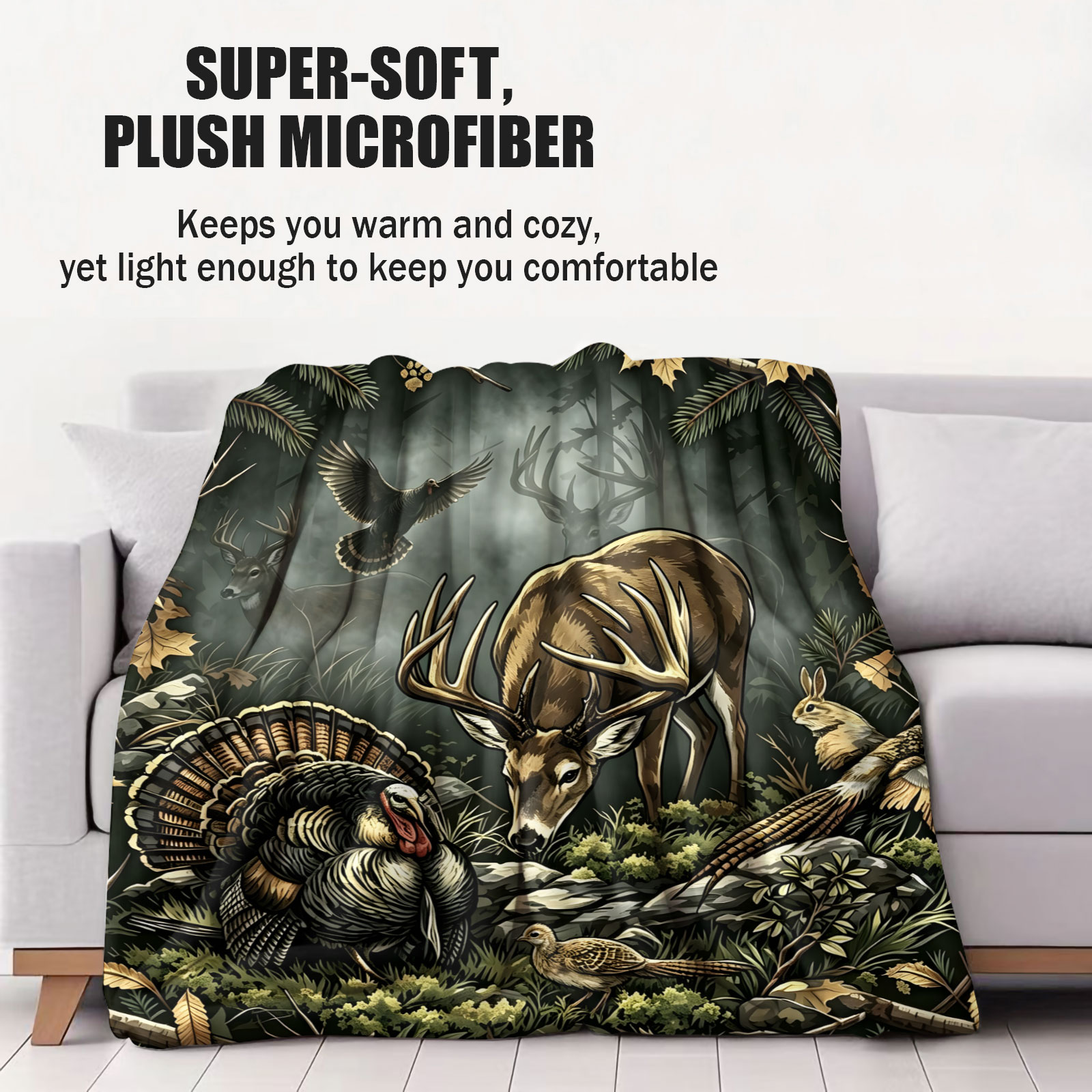 Vintage Woodland Animal Throw  - Wildman Hunting & Outdoor Reviews recensie en prijs