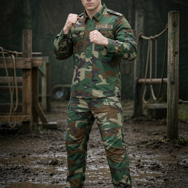 F116 Camouflage Dunne Jas Here - Outdoor Hunting Prints recensie en prijs