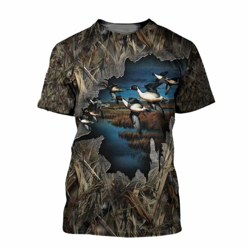 Heren Camo Duck Hunting 3D Pri - Outdoor Hunting Graphic Tees recensie en prijs