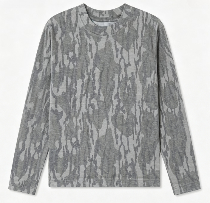 Camo T-shirt met lange mouwen, - Outdoor Hunting Prints recensie en prijs