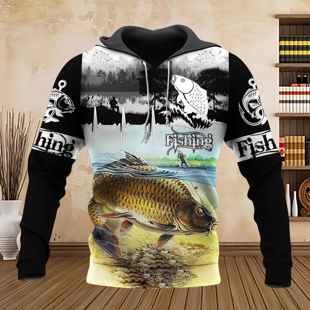 Wild Fishing Print 3D Casual H - Wildman Hunting & Outdoor Reviews recensie en prijs