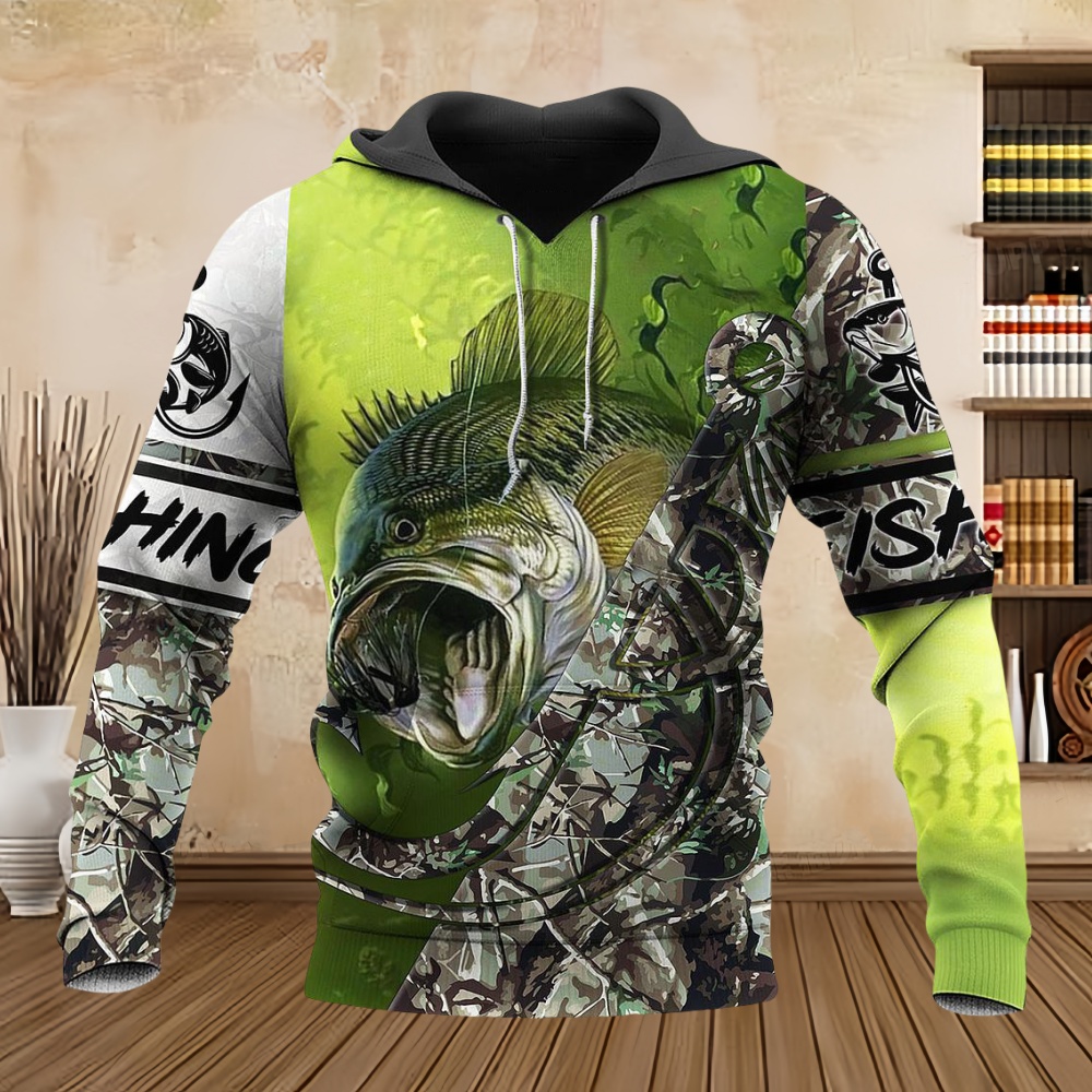Wild Fishing Print 3D Casual H - Wildman Hunting & Outdoor Reviews recensie en prijs